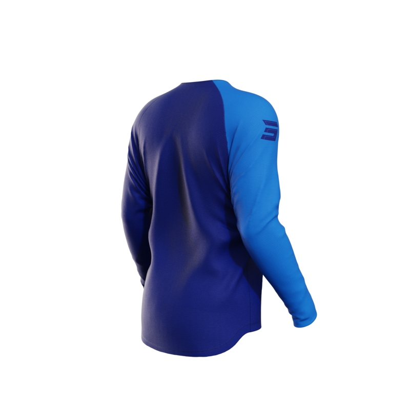 Maglia da motocross Shot Squad blu Saldi