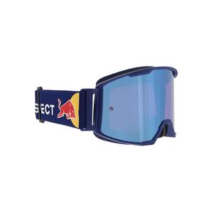 Occhiali da motocross Red Bull Spect STRIVE S blu scuro con lenti blu