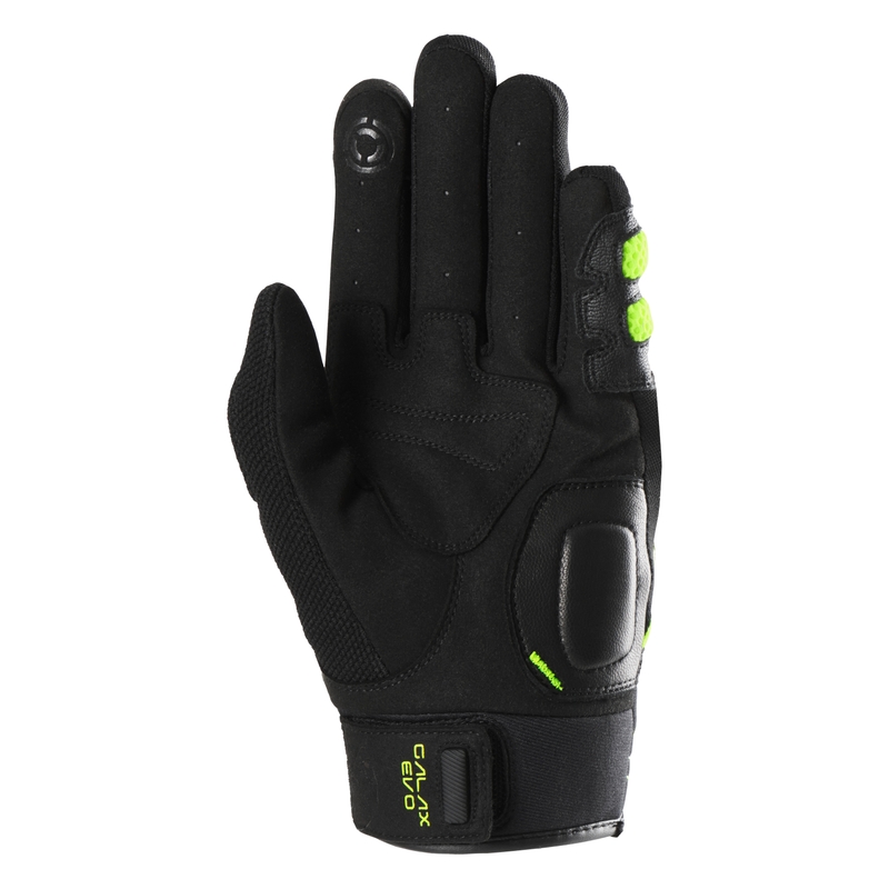 Guanti moto Furygan Galax EVO nero-giallo fluo