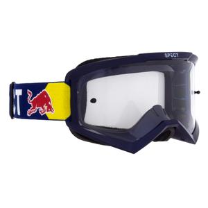 Occhiali da motocross Red Bull Spect EVAN blu con lenti trasparenti