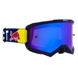 Occhiali da motocross Red Bull Spect EVAN blu scuro con lenti blu