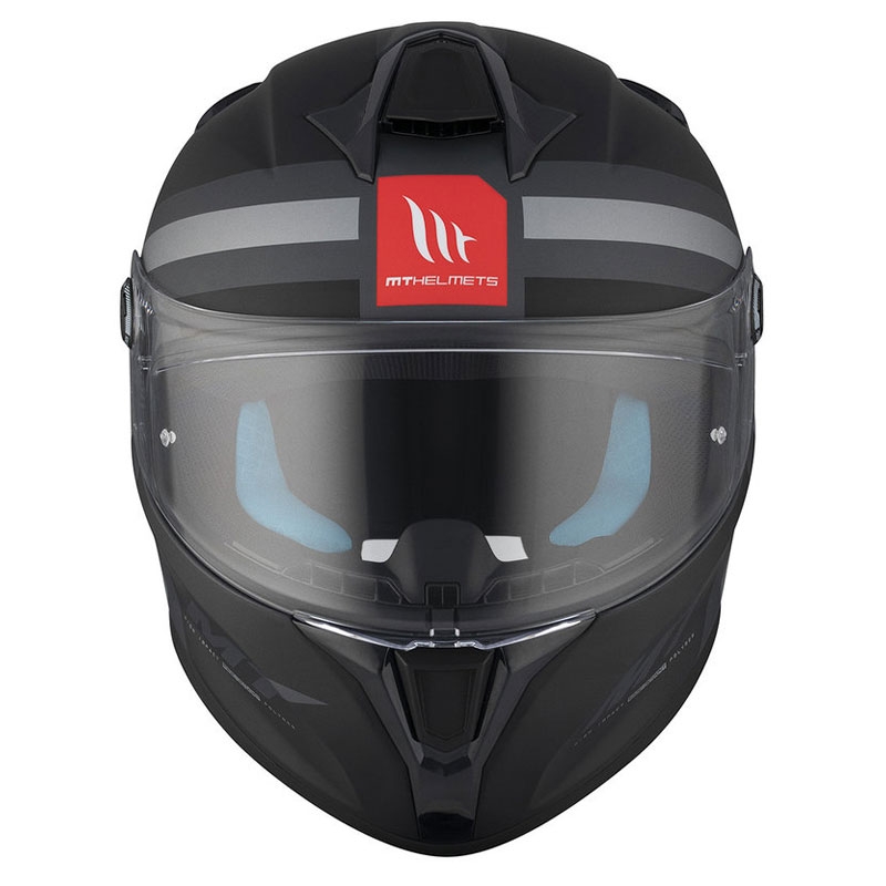 MT TARGO S BRITAIN C2 casco moto integrale nero-grigio opaco