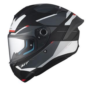 MT TARGO S KAY B2 Casco moto integrale nero-grigio-bianco opaco