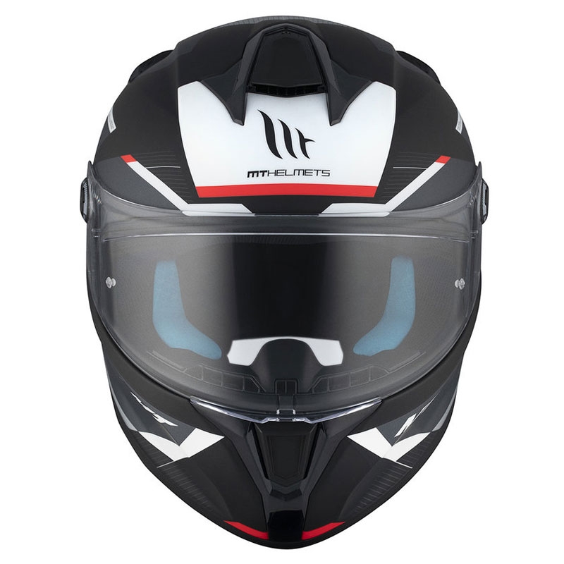 MT TARGO S KAY B2 Casco moto integrale nero-grigio-bianco opaco