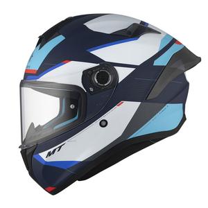 MT TARGO S KAY C7 casco moto integrale blu-bianco opaco