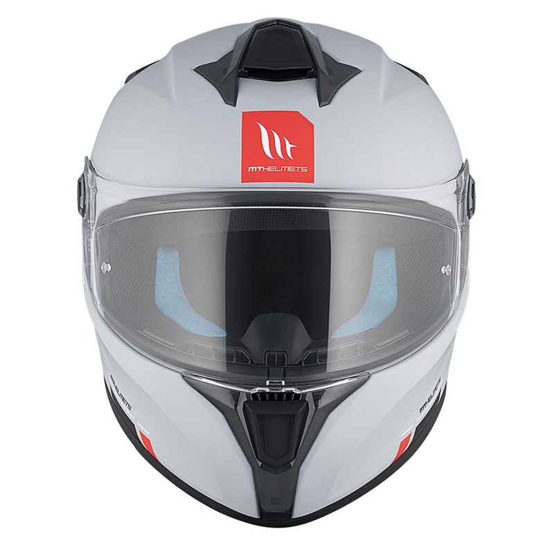 MT TARGO S SOLID A12 casco moto integrale grigio lucido