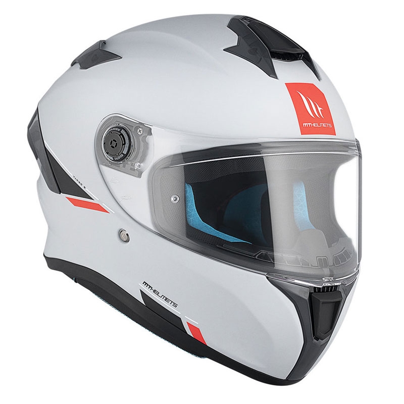 MT TARGO S SOLID A12 casco moto integrale grigio lucido