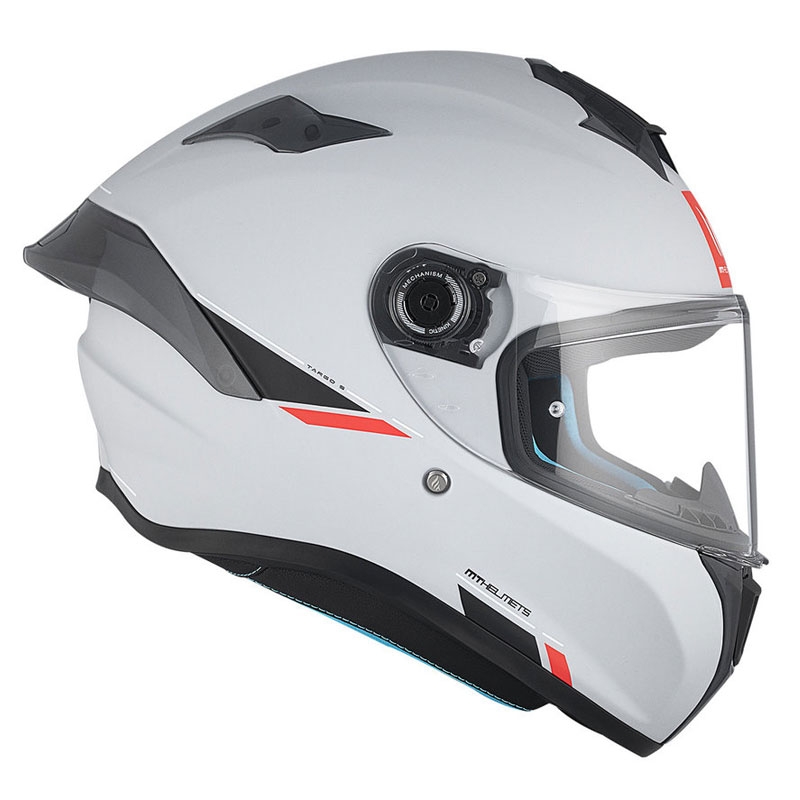 MT TARGO S SOLID A12 casco moto integrale grigio lucido