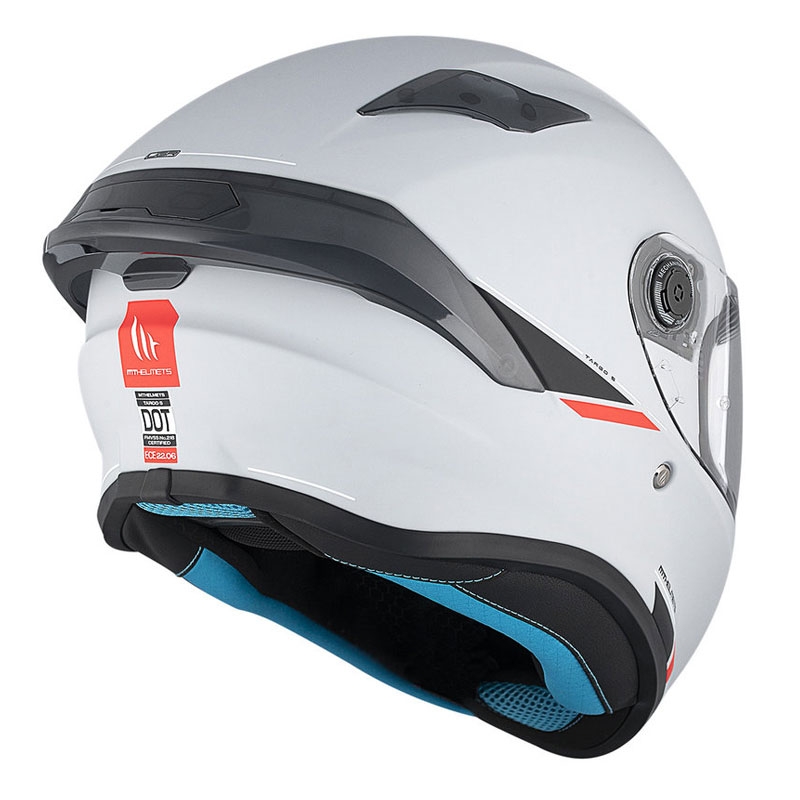 MT TARGO S SOLID A12 casco moto integrale grigio lucido
