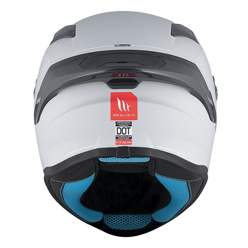 MT TARGO S SOLID A12 casco moto integrale grigio lucido