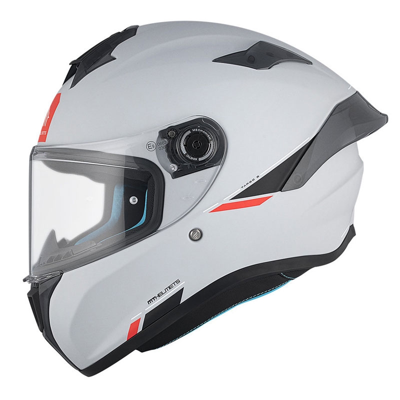 MT TARGO S SOLID A12 casco moto integrale grigio opaco