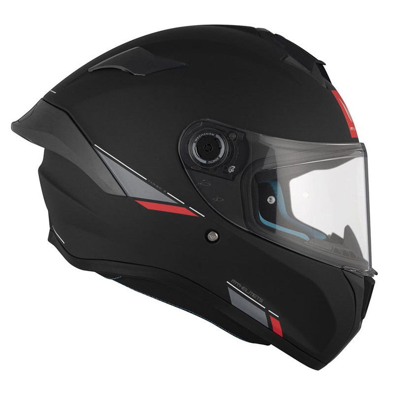 MT TARGO S SOLID A1 casco moto integrale nero opaco
