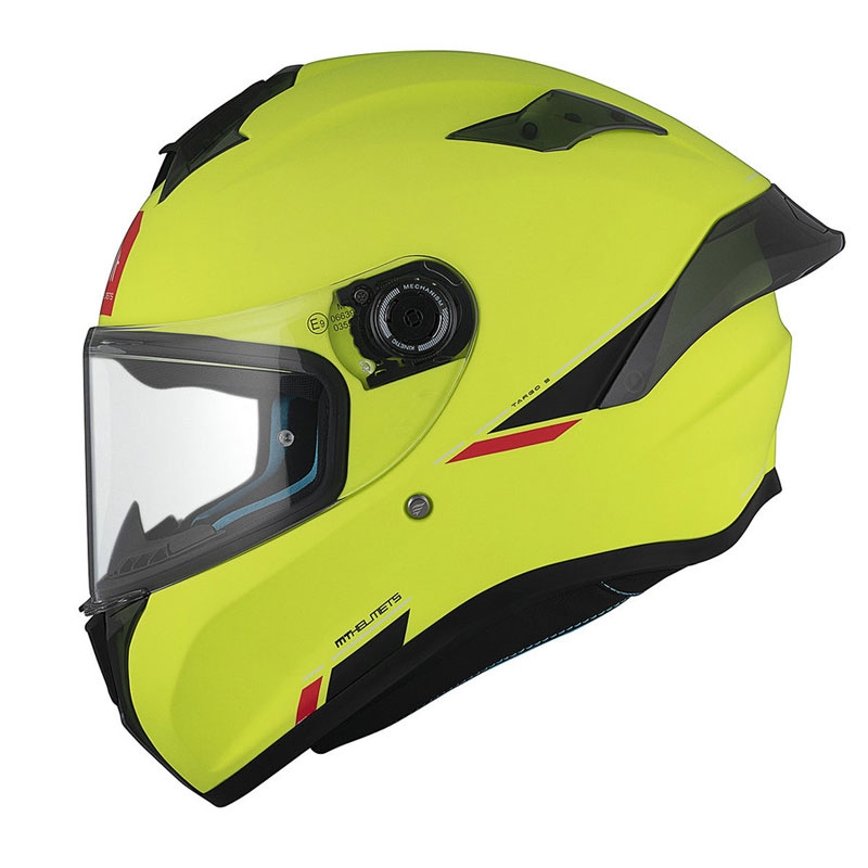 MT TARGO S SOLID A3 casco moto integrale giallo opaco