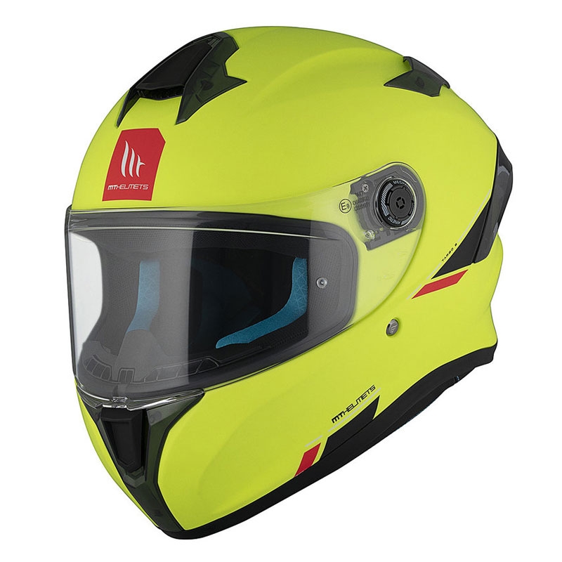 MT TARGO S SOLID A3 casco moto integrale giallo opaco