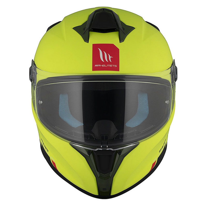 MT TARGO S SOLID A3 casco moto integrale giallo opaco