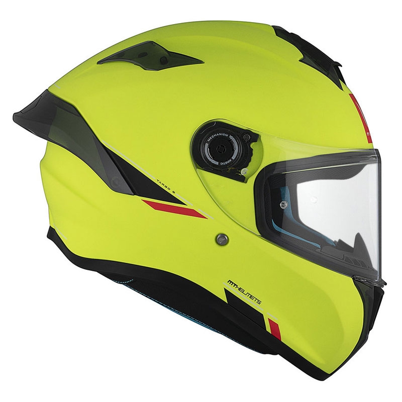 MT TARGO S SOLID A3 casco moto integrale giallo opaco