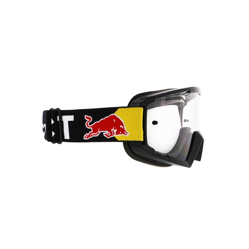 Occhiali da motocross Red Bull Spect WHIP neri con lenti trasparenti