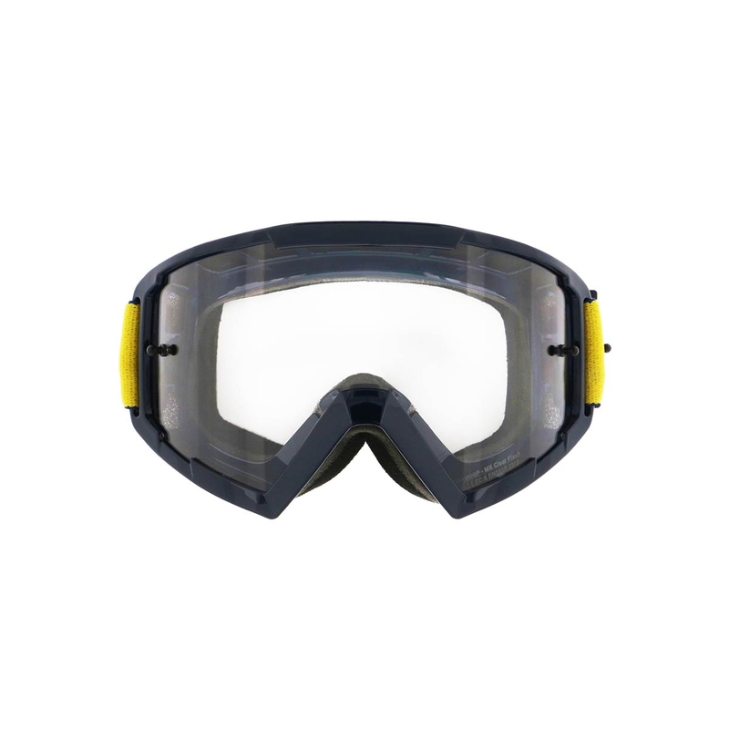 Occhiali da motocross Red Bull Spect WHIP blu scuro con lenti trasparenti
