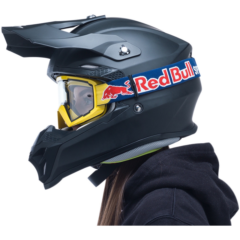Occhiali da motocross Red Bull Spect WHIP giallo con lenti trasparenti