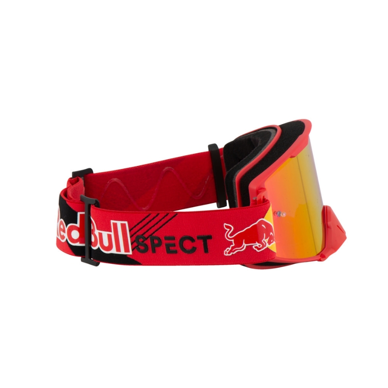 Occhiali da motocross Red Bull Spect STRIVE S rossi con lenti rosse