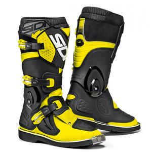 Scarpe da motocross per bambini Sidi Flame giallo fluo-nero