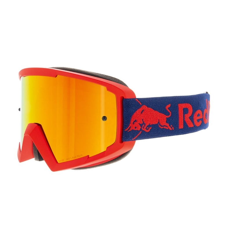Occhiali da motocross Red Bull Spect WHIP rosso con lente arancione