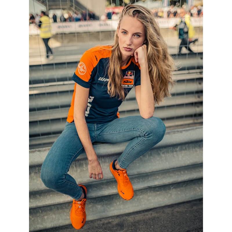 Maglia KTM Replica Team donna blu-arancio