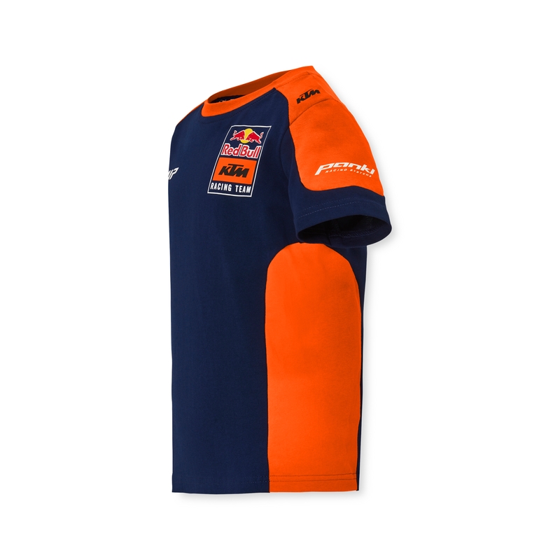 Maglietta da bambino KTM Replica Team blu-arancio