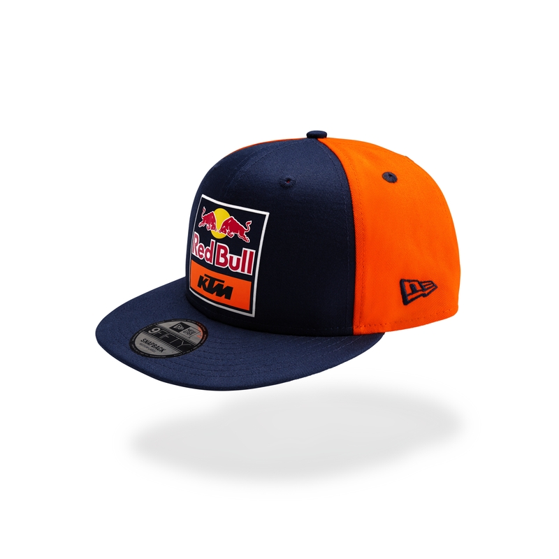 Cappellino con visiera dritta KTM Replica blu-arancio