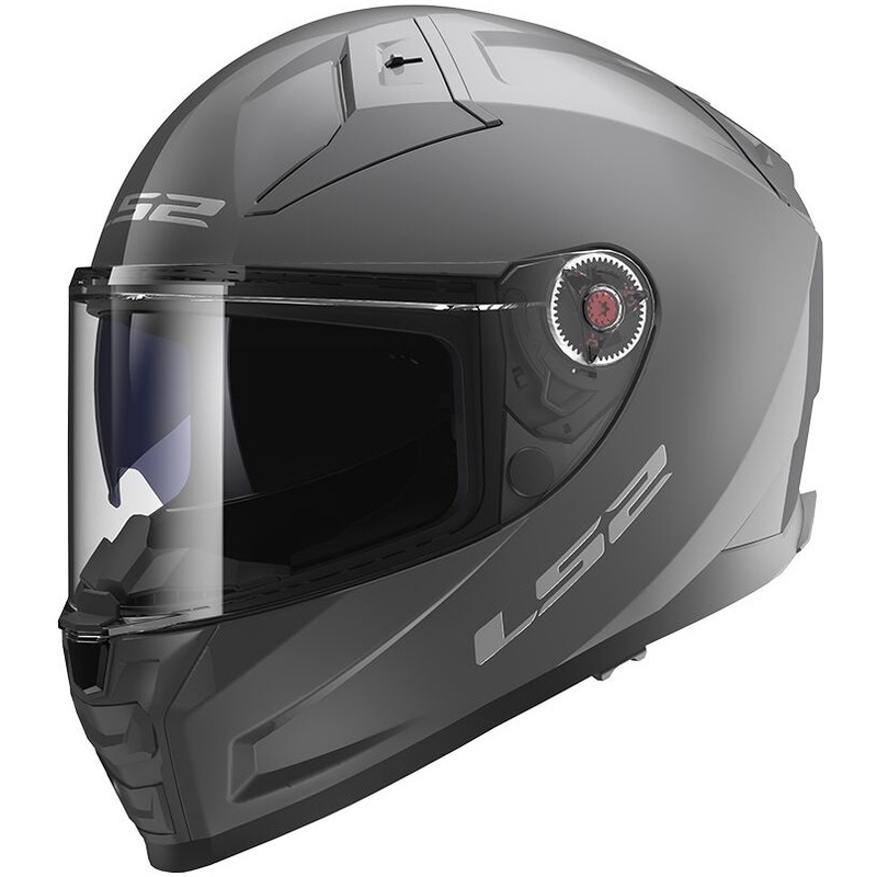 LS2 FF811 Vector II Casco integrale da moto grigio solido opaco