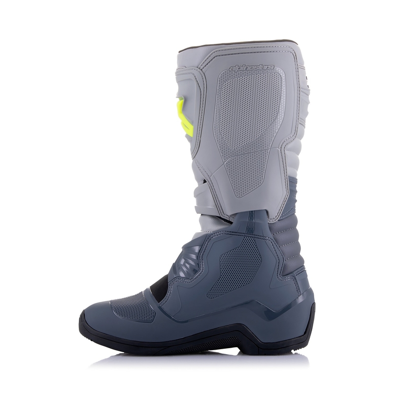 Stivali da moto Alpinestars Tech 3 grigio chiaro-nero-giallo fluo