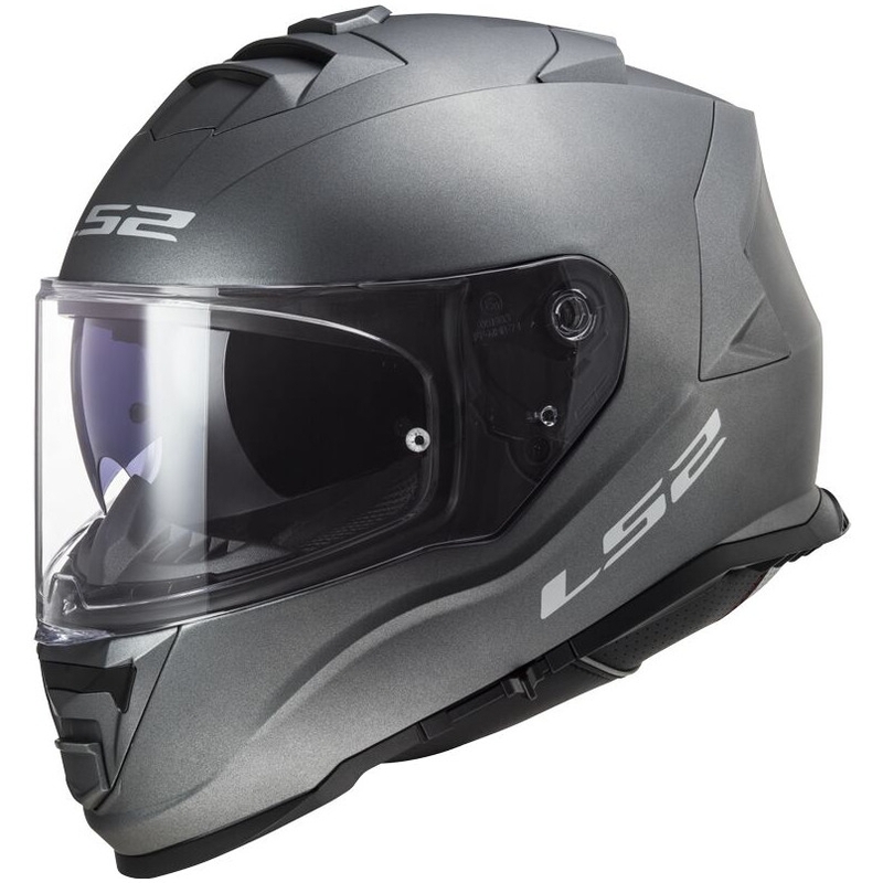 Casco moto integrale LS2 FF800 Storm II Solid titanio opaco