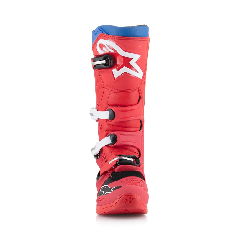 Stivali da moto Alpinestars Tech 5 rosso-blu-bianco-nero