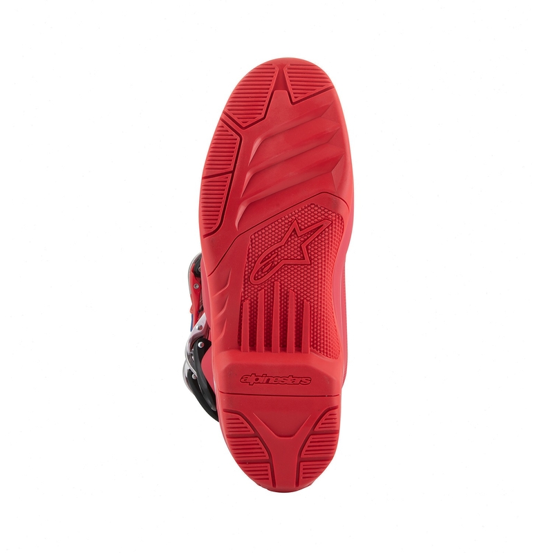 Stivali da moto Alpinestars Tech 5 rosso-blu-bianco-nero