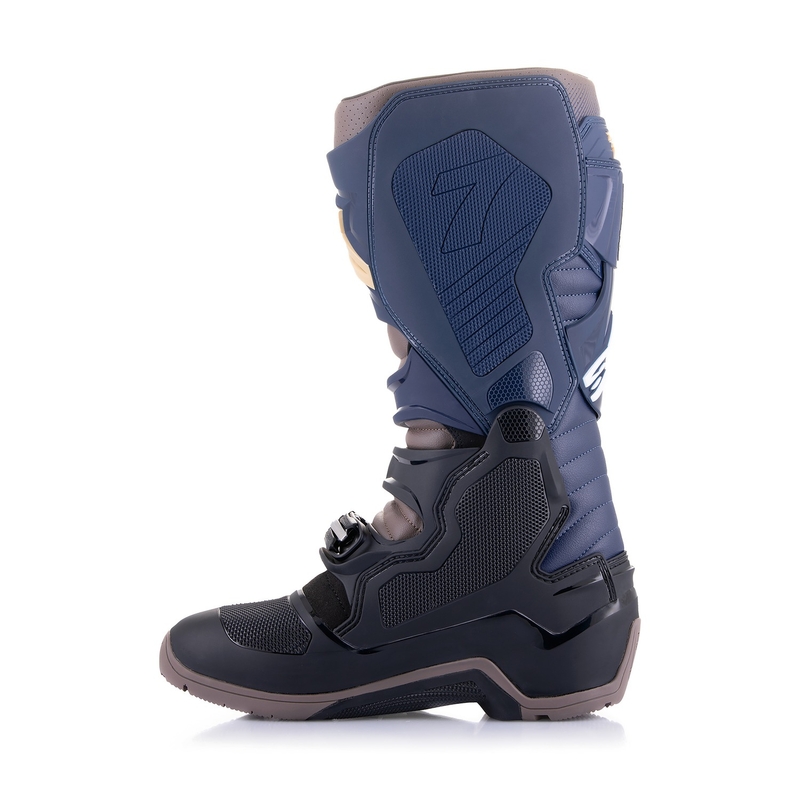 Stivali moto Alpinestars Tech 7 Enduro Drystar Blu-Grigio-Arancione-Nero