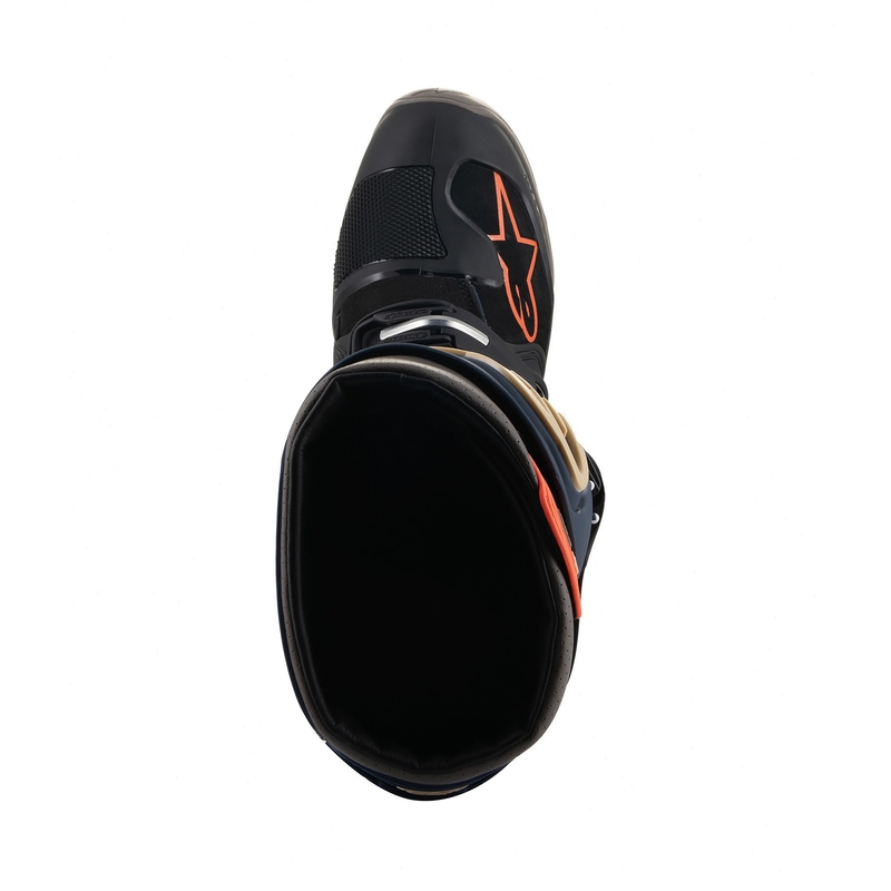 Stivali moto Alpinestars Tech 7 Enduro Drystar Blu-Grigio-Arancione-Nero