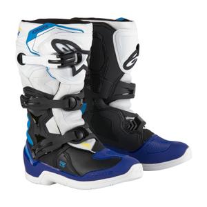 Alpinestars Tech 3S Youth 2024 Bianco-Nero-Blu Stivali da moto per bambini