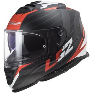 Casco moto integrale LS2 FF800 Storm II Nerve nero-rosso
