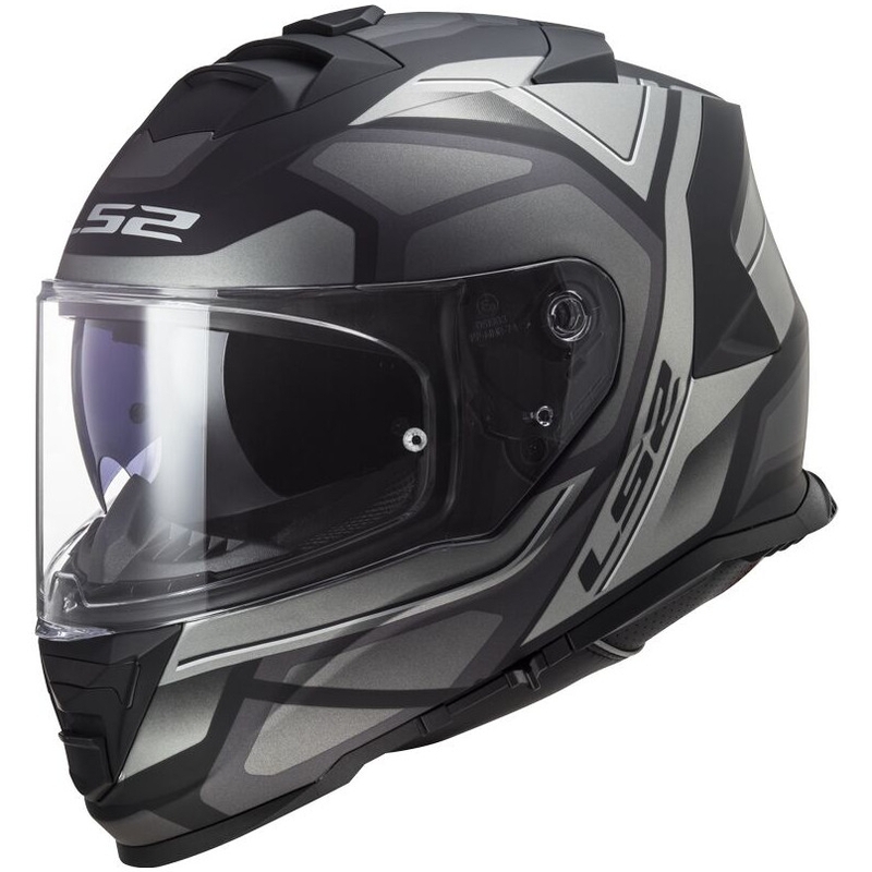 LS2 FF800 Storm II Faster casco moto integrale titanio opaco