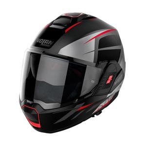 Nolan N120-1 Nightlife N-com 25 grigio, casco ribaltabile