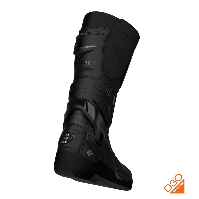 Stivali da moto Shot Race 8 Chrome Black