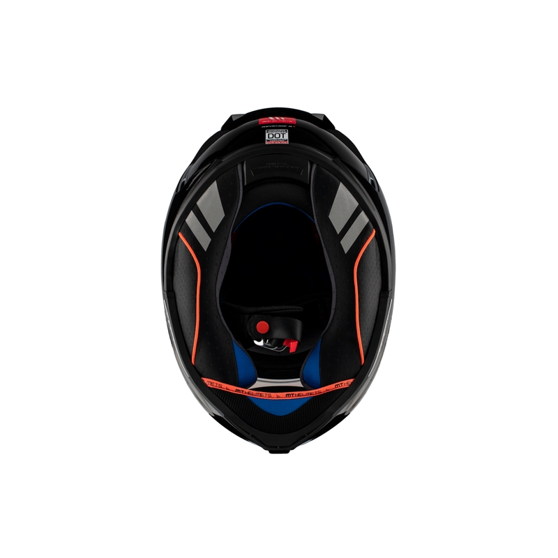 MT REVENGE 2 S SOLID A0 casco moto integrale bianco lucido