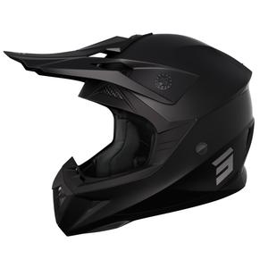 Casco da motocross Shot Pulse Solid 2.0 nero opaco