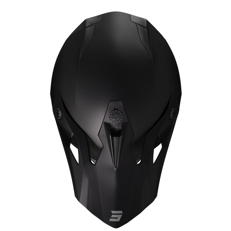 Casco da motocross Shot Pulse Solid 2.0 nero opaco