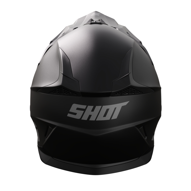 Casco da motocross Shot Pulse Solid 2.0 nero opaco