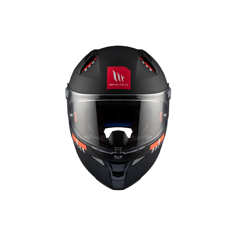 MT REVENGE 2 S SOLID A1 casco moto integrale nero opaco