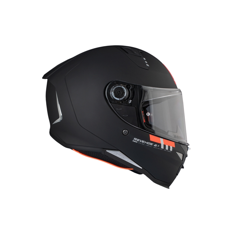 MT REVENGE 2 S SOLID A1 casco moto integrale nero opaco