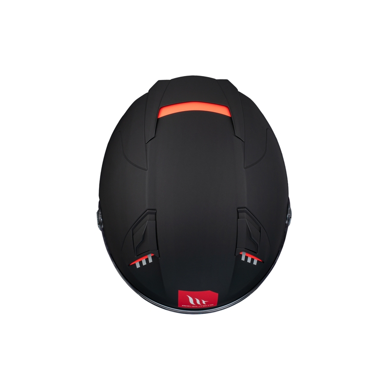 MT REVENGE 2 S SOLID A1 casco moto integrale nero opaco