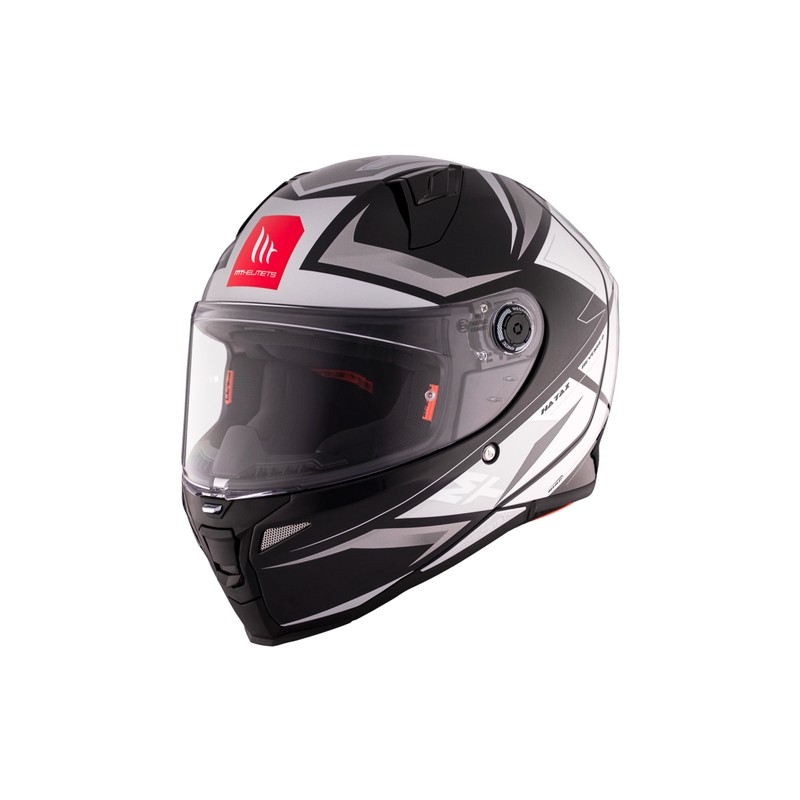 Casco moto integrale MT REVENGE 2 S HATAX B2 nero-grigio-bianco