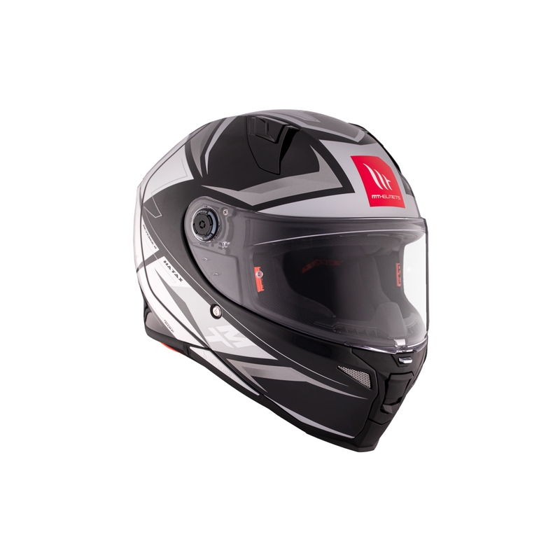 Casco moto integrale MT REVENGE 2 S HATAX B2 nero-grigio-bianco